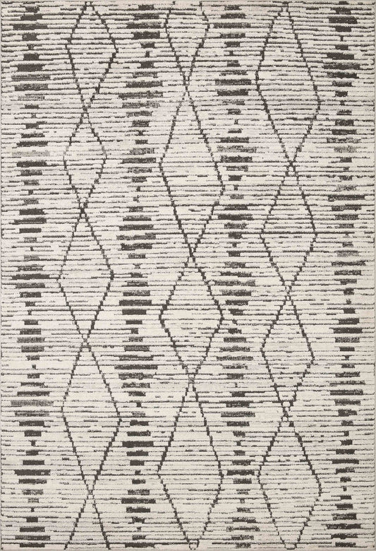 Loloi II Kamala KAM - 02 Charcoal Dove Transitional Power Loomed Rug - Rugs - Loloi II - Atlanta Designer Rugs