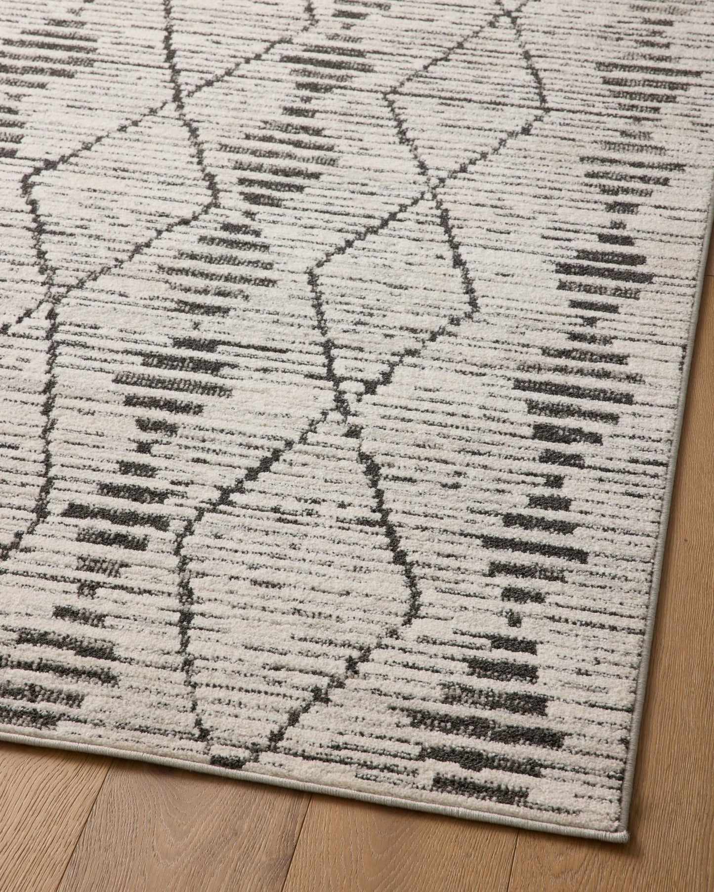 Loloi II Kamala KAM - 02 Charcoal Dove Transitional Power Loomed Rug - Rugs - Loloi II - Atlanta Designer Rugs