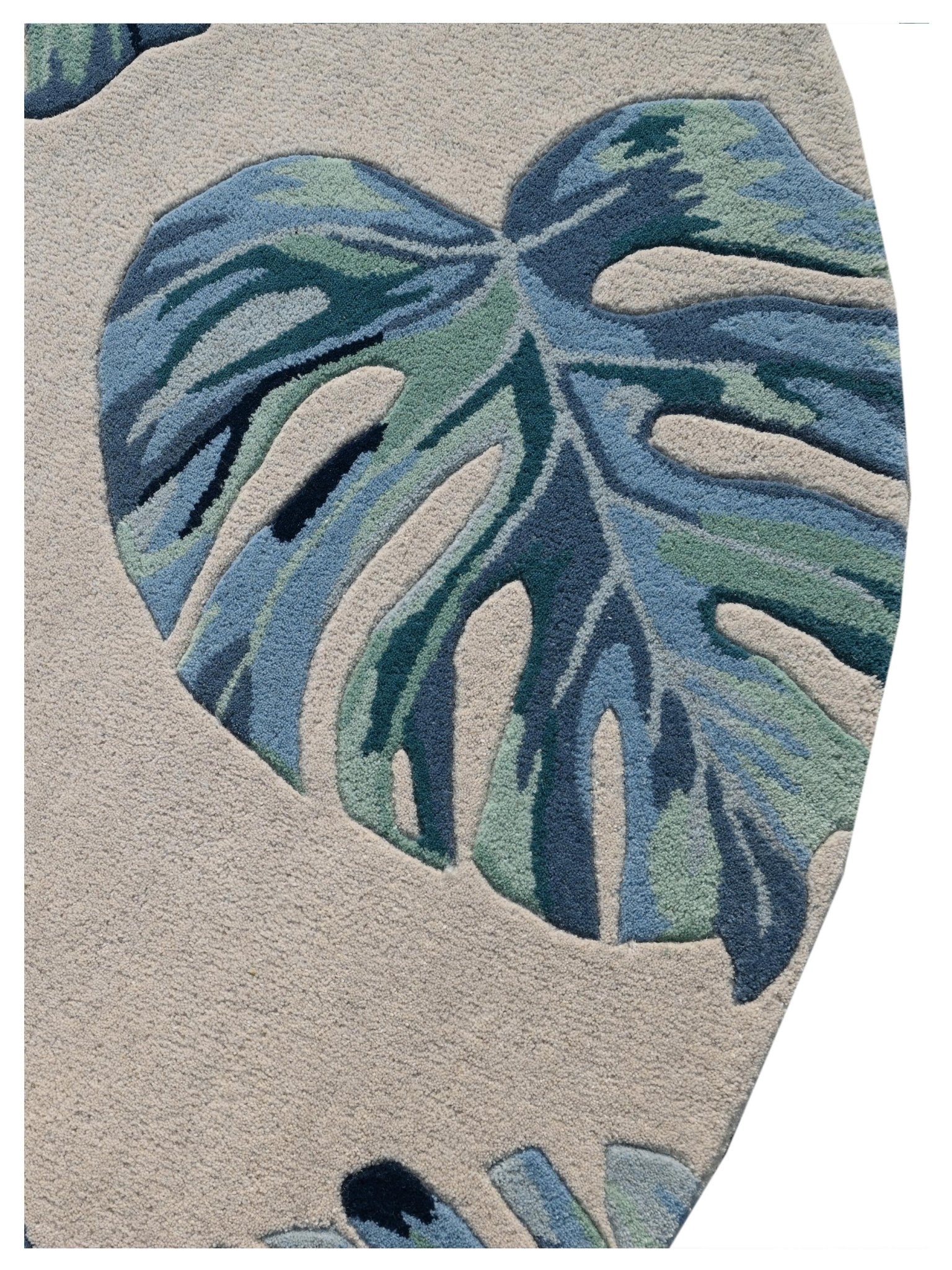 KAS Cove 3005 Ivory Blue Florals & Tropicals Rug - Rugs - KAS - Atlanta Designer Rugs