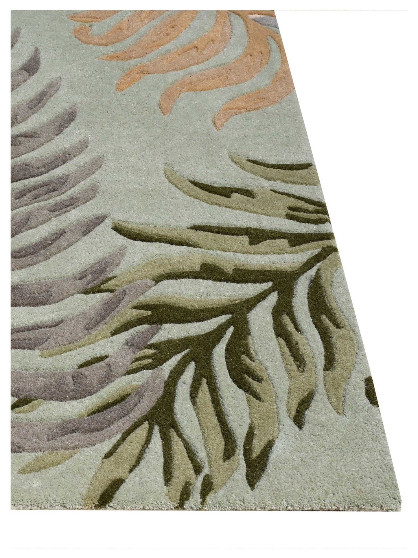 KAS Cove 3007 Seafoam Florals & Tropicals Rug - Rugs - KAS - Atlanta Designer Rugs