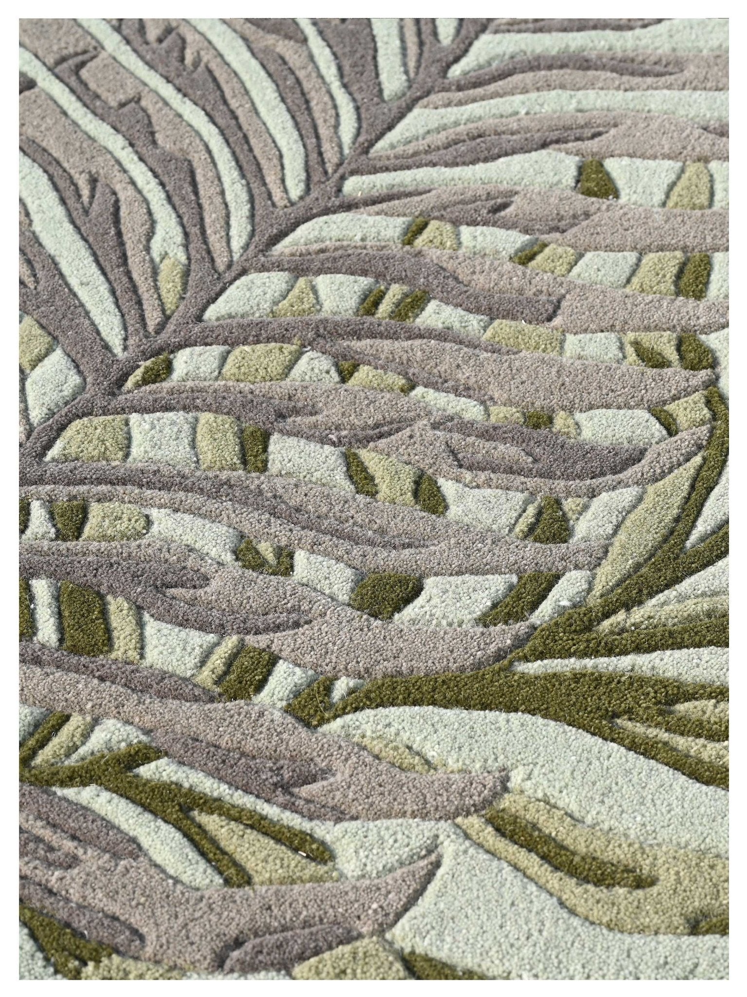 KAS Cove 3007 Seafoam Florals & Tropicals Rug - Rugs - KAS - Atlanta Designer Rugs