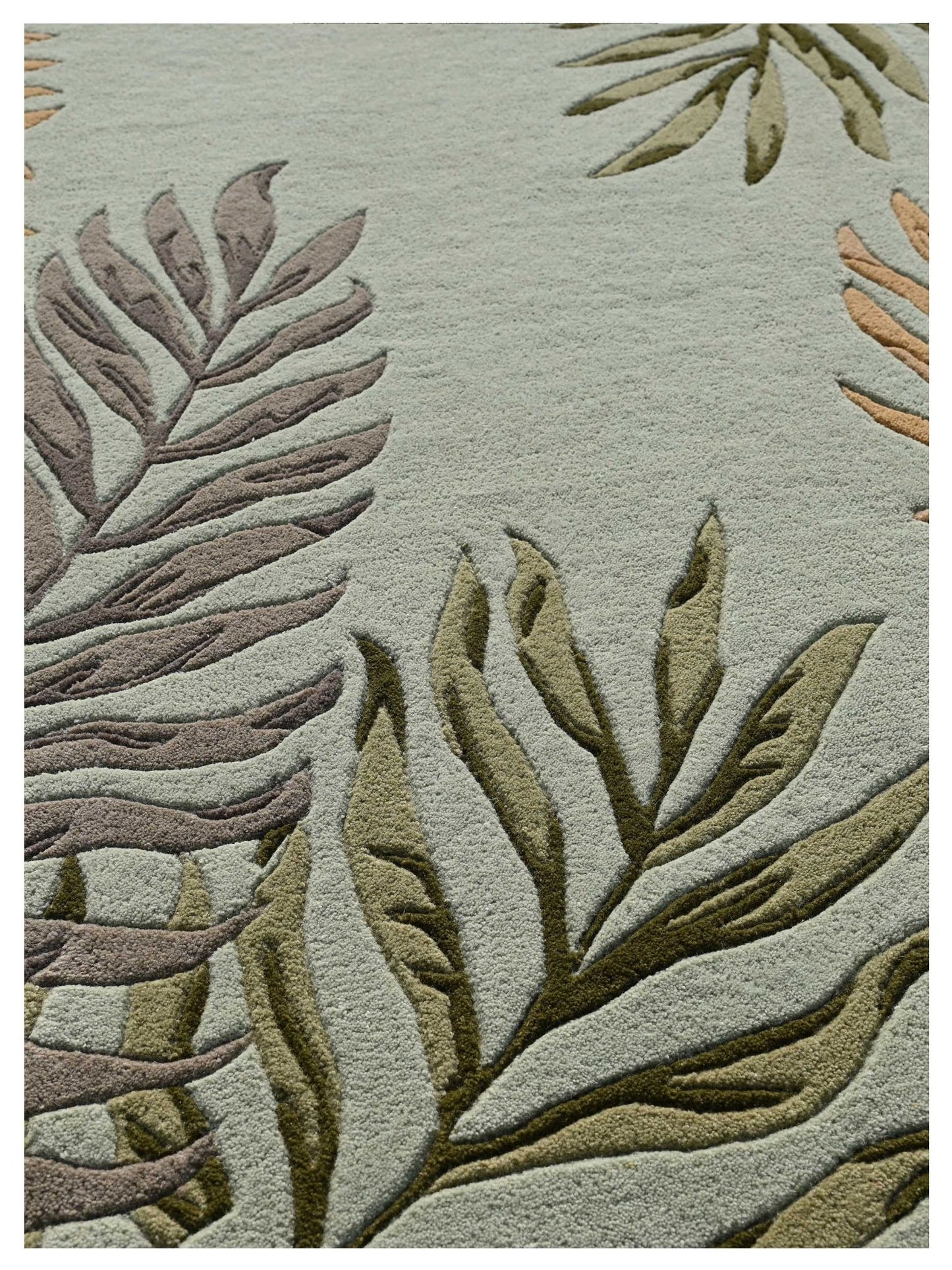 KAS Cove 3007 Seafoam Florals & Tropicals Rug - Rugs - KAS - Atlanta Designer Rugs