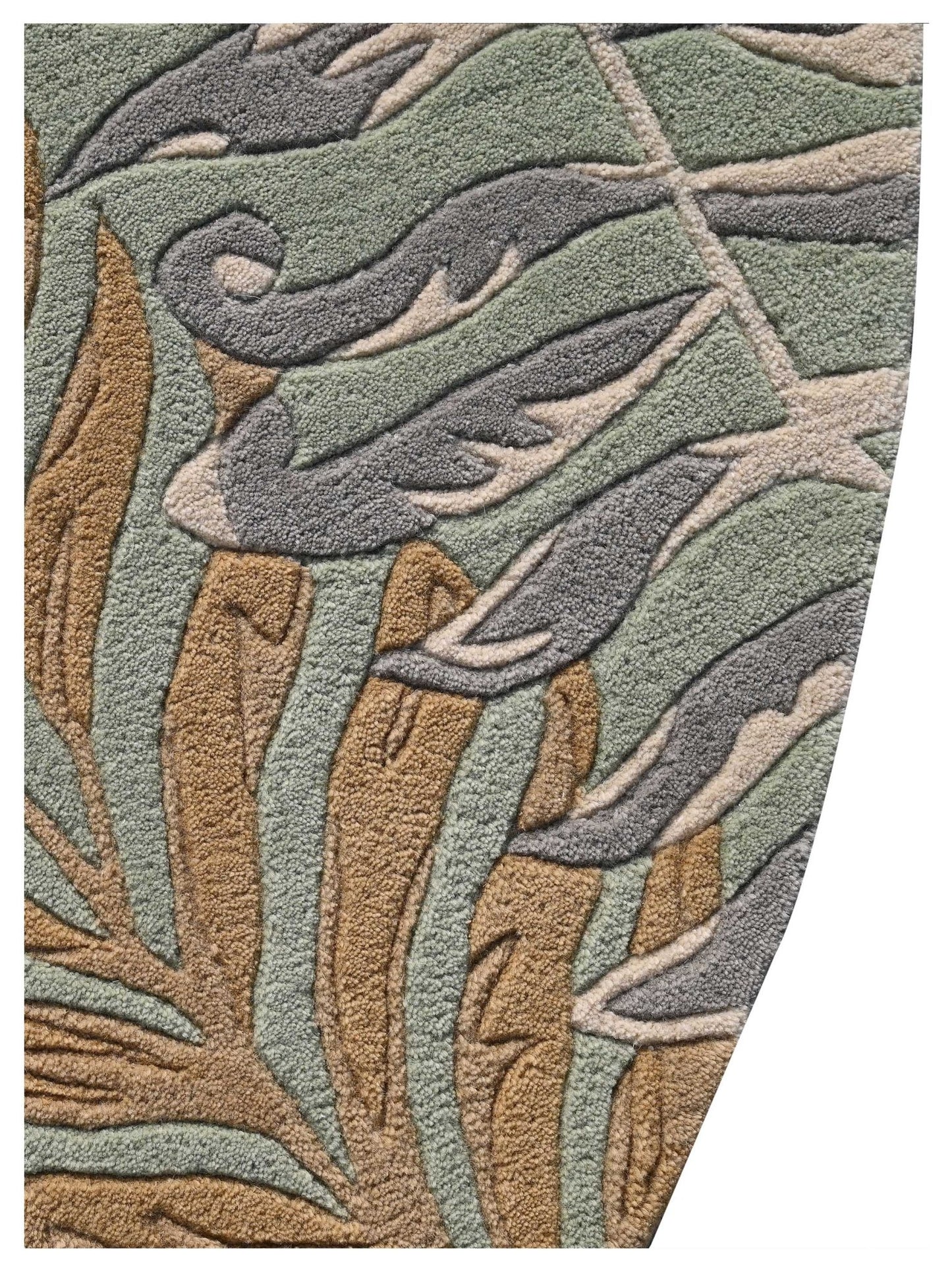 KAS Cove 3007 Seafoam Florals & Tropicals Rug - Rugs - KAS - Atlanta Designer Rugs