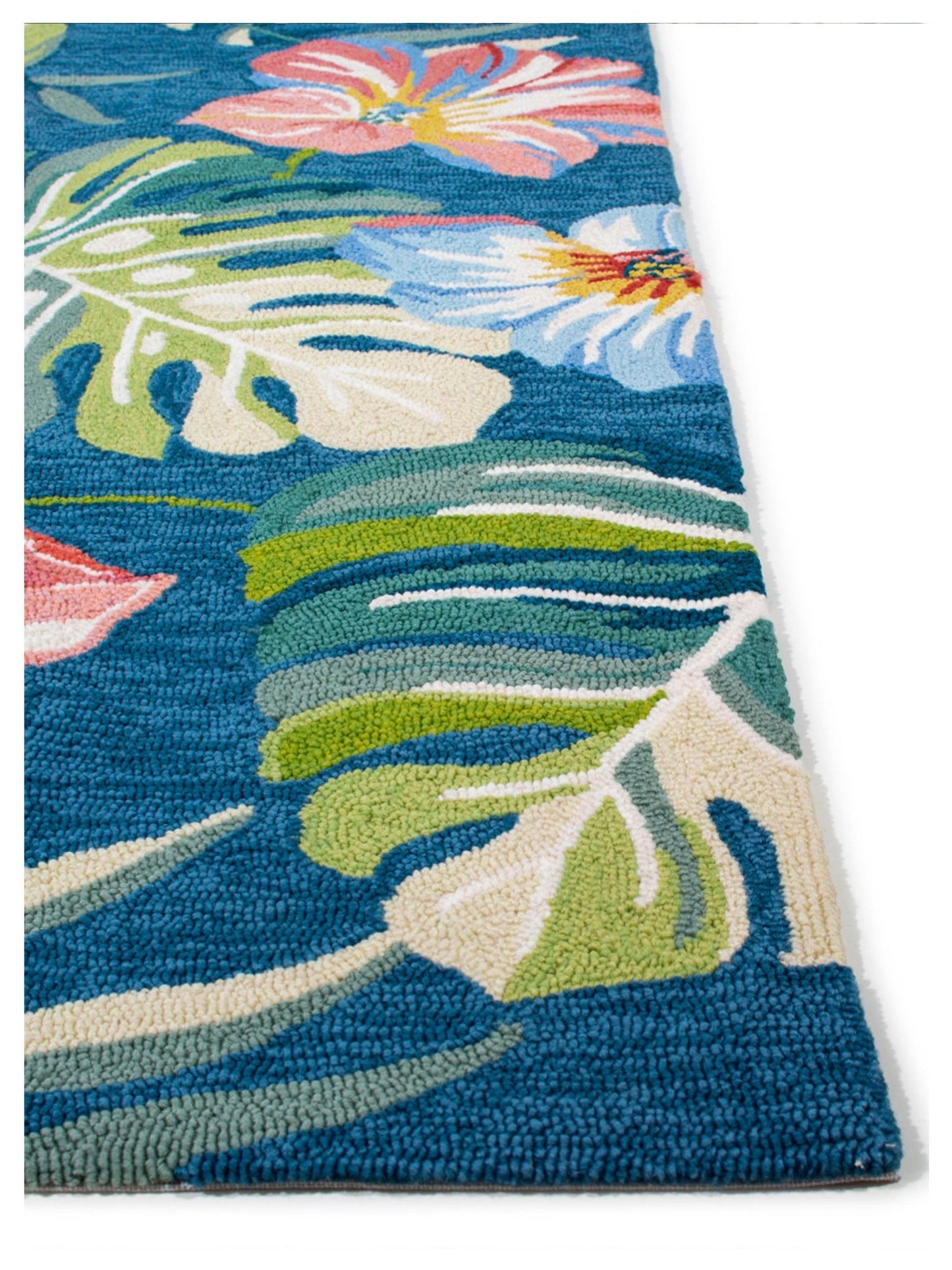 KAS Harbor 4250 Blue Indoor/Outdoor Knotted Rug - Rugs - KAS - Atlanta Designer Rugs