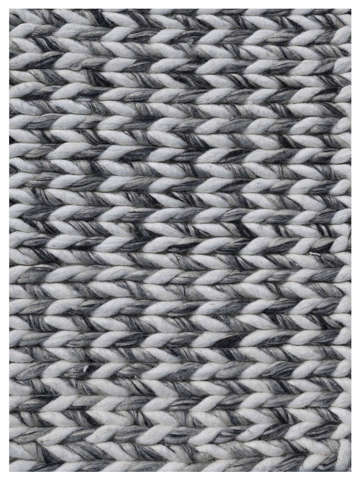 KAS Cortico 6165 Grey Ivory Casual Woven Rug - Rugs - KAS - Atlanta Designer Rugs