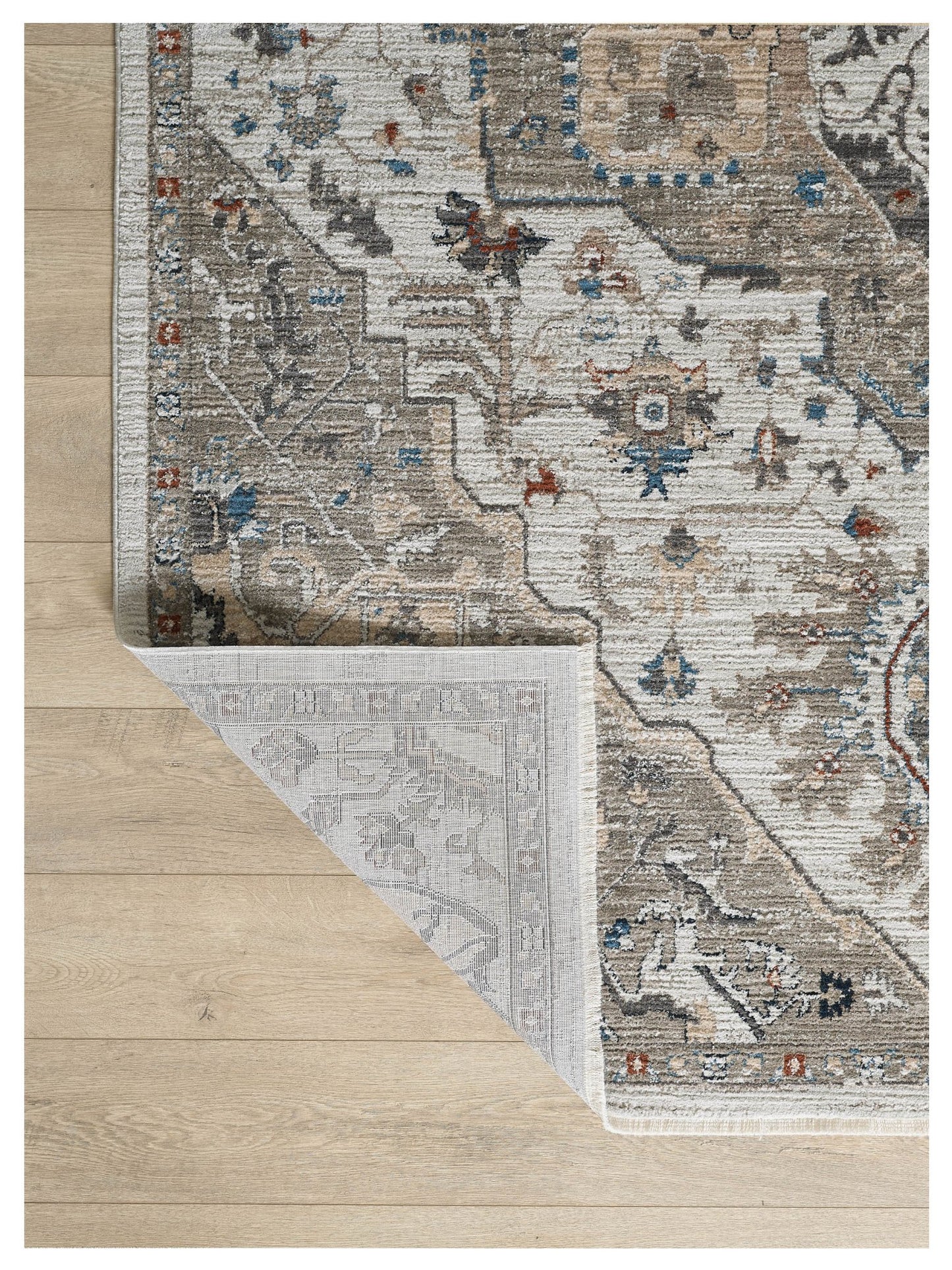 KAS KARINA 8263 Ivory Grey Transitional Machinemade Rug - Rugs - KAS - Atlanta Designer Rugs