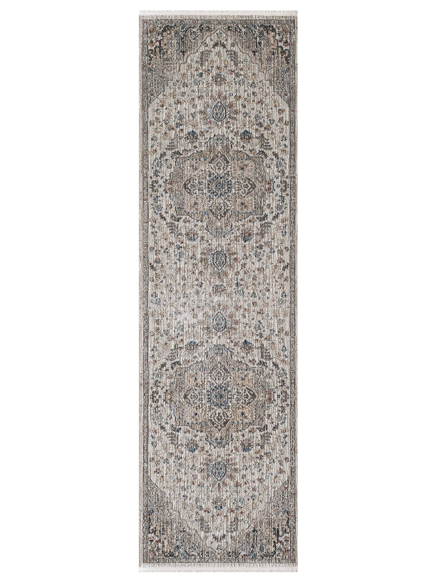 KAS KARINA 8263 Ivory Grey Transitional Machinemade Rug - Rugs - KAS - Atlanta Designer Rugs