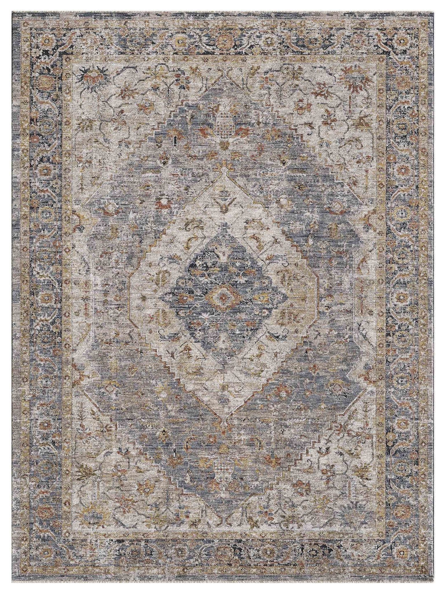 KAS Avani 8402 Blue Transitional Machinemade Rug - Rugs - KAS - Atlanta Designer Rugs