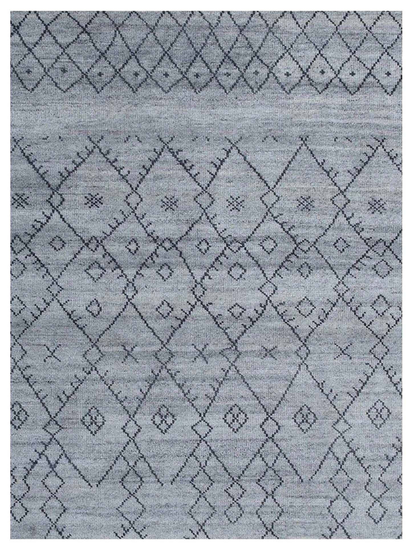 Artisan Kyra Grey Transitional Knotted Rug - Rugs - Artisan - Atlanta Designer Rugs