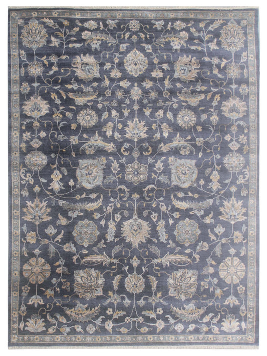 Artisan Kristen Blue Traditional Knotted Rug - Rugs - Artisan - Atlanta Designer Rugs