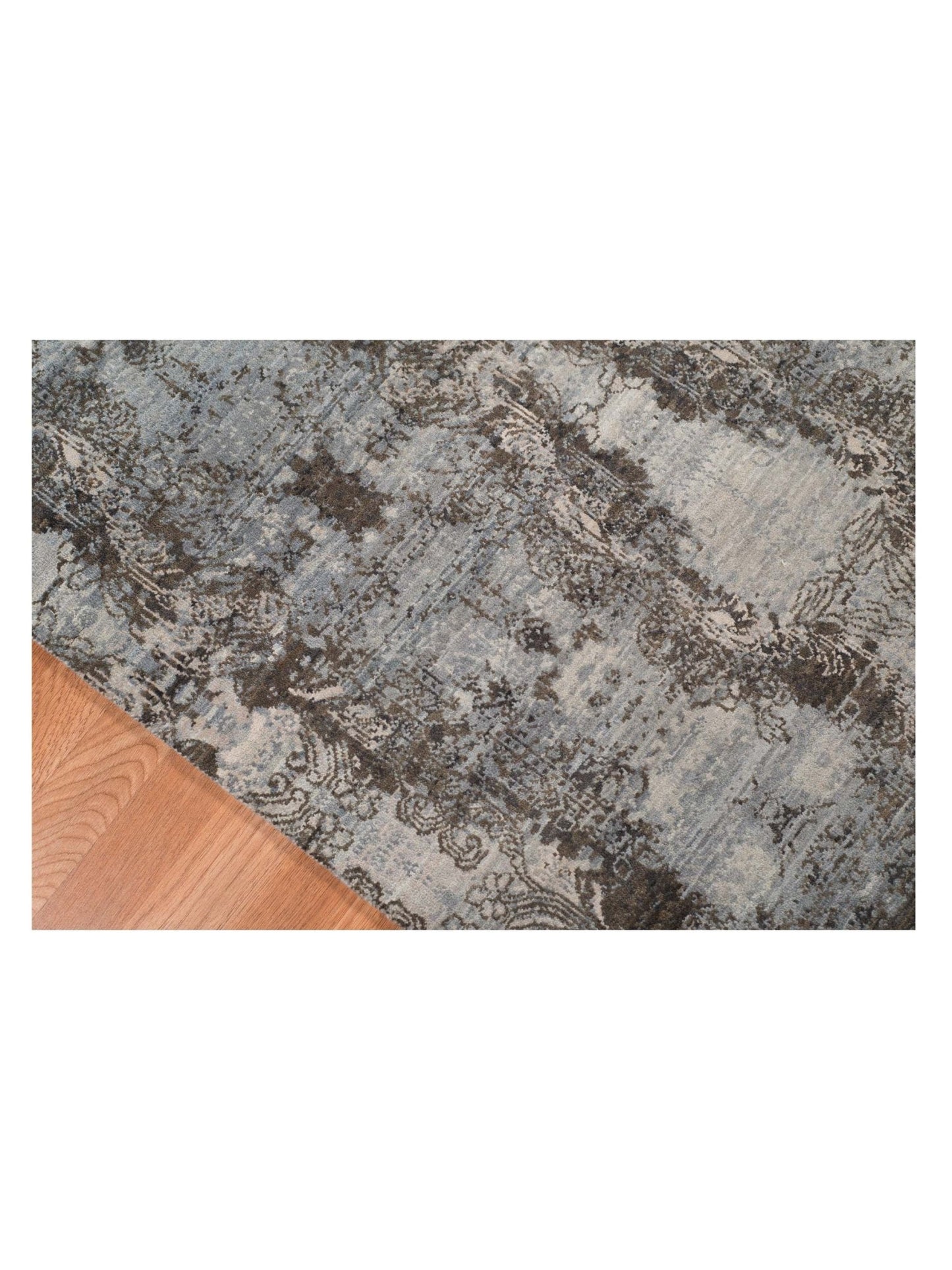 Limited KEMSEY KE - 658 PLATINUM Transitional Knotted Rug - Rugs - Limited - Atlanta Designer Rugs