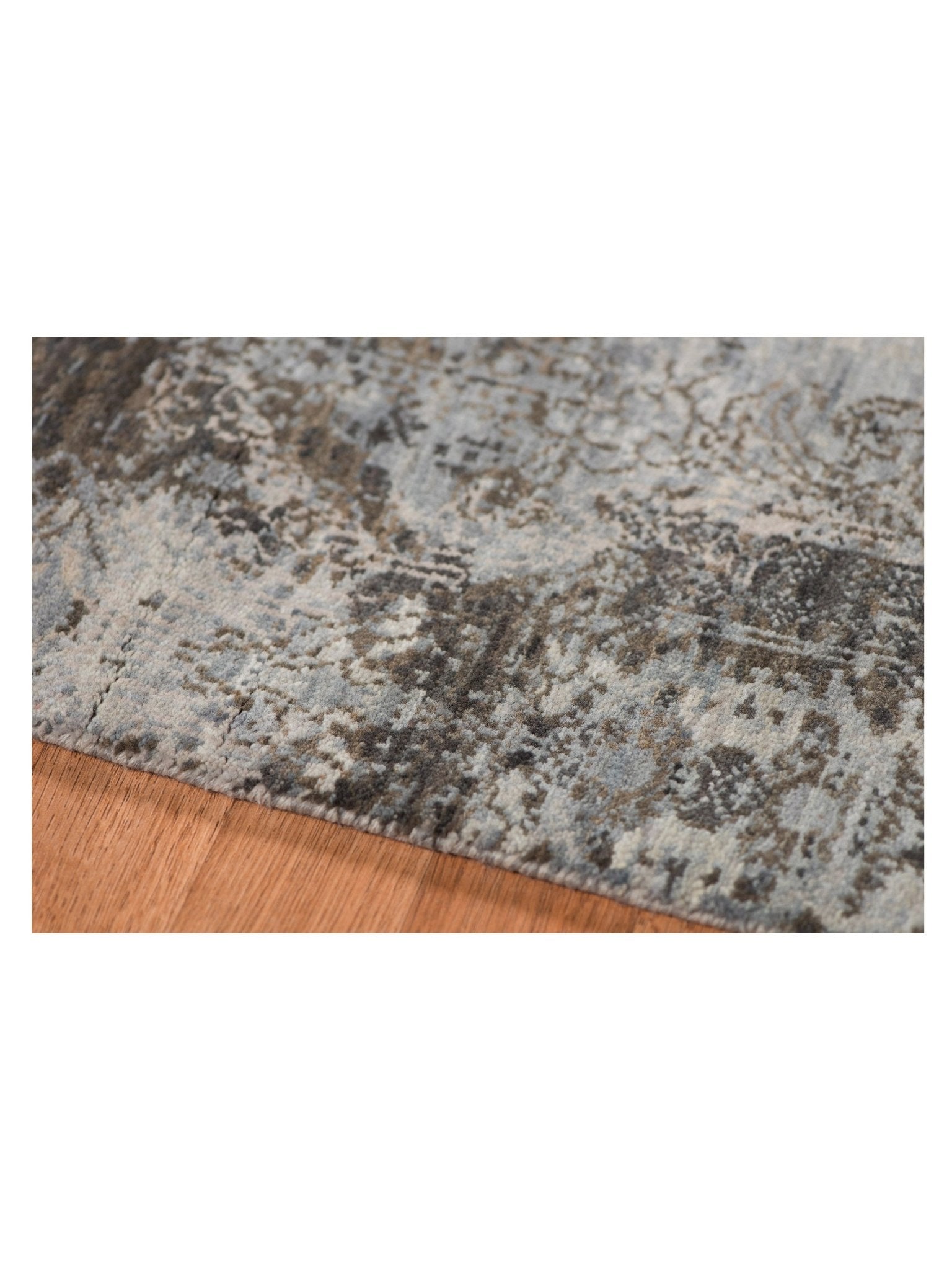 Limited KEMSEY KE - 658 PLATINUM Transitional Knotted Rug - Rugs - Limited - Atlanta Designer Rugs