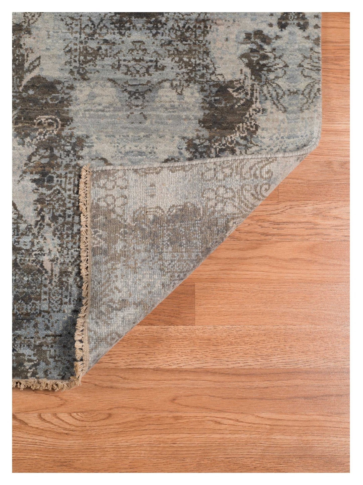 Limited KEMSEY KE - 658 PLATINUM Transitional Knotted Rug - Rugs - Limited - Atlanta Designer Rugs