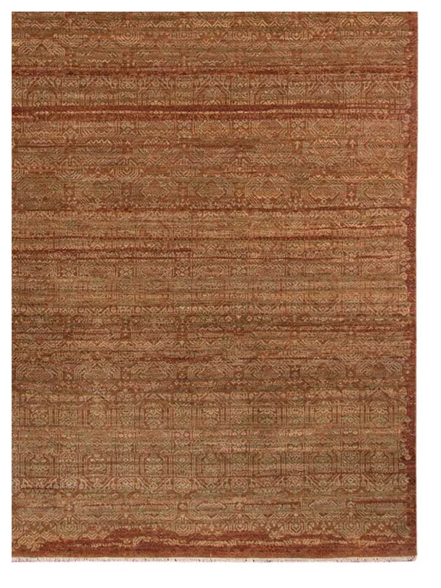 Limited KEMSEY KE - 670 Orange Rust Transitional Knotted Rug - Rugs - Limited - Atlanta Designer Rugs