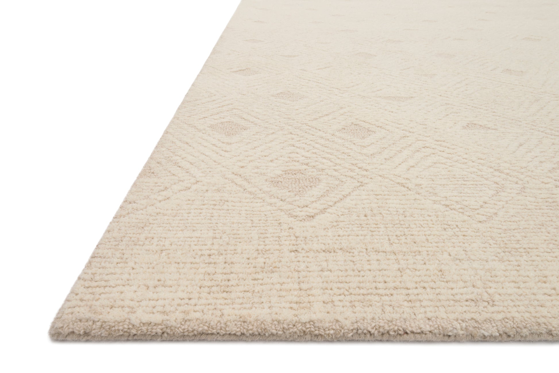 Loloi Kopa KO-04 Cream Ivory Contemporary Hand Tufted Rug