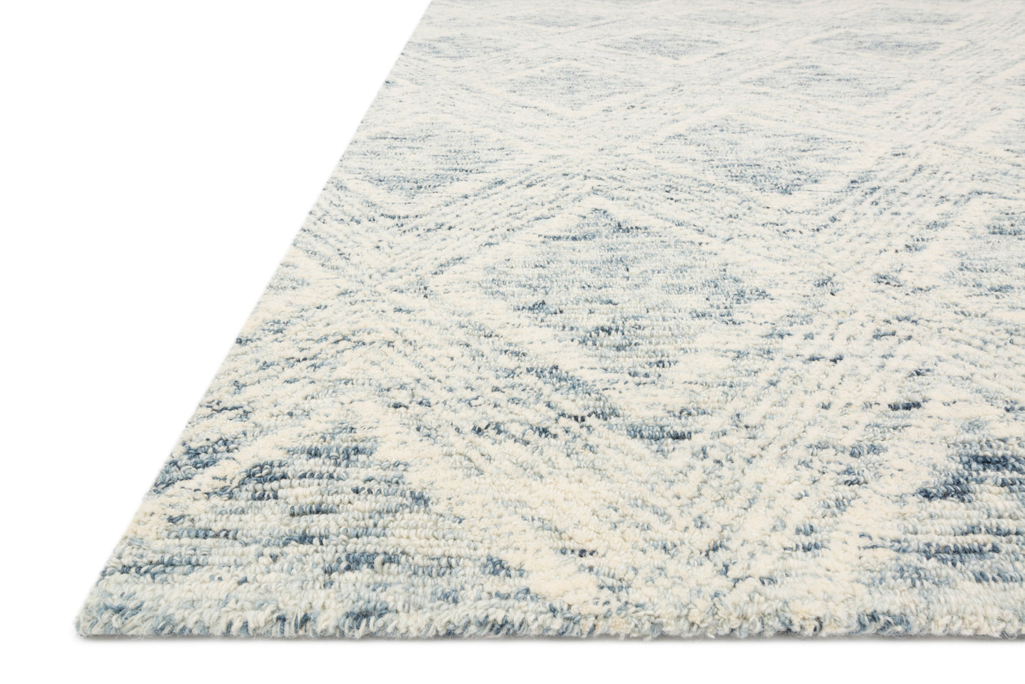 Loloi Kopa KO-07 Denim Ivory Contemporary Hand Tufted Rug