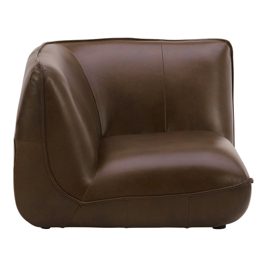 Moes Home Corner Chairs Zeppelin Brown Contemporary Furniture