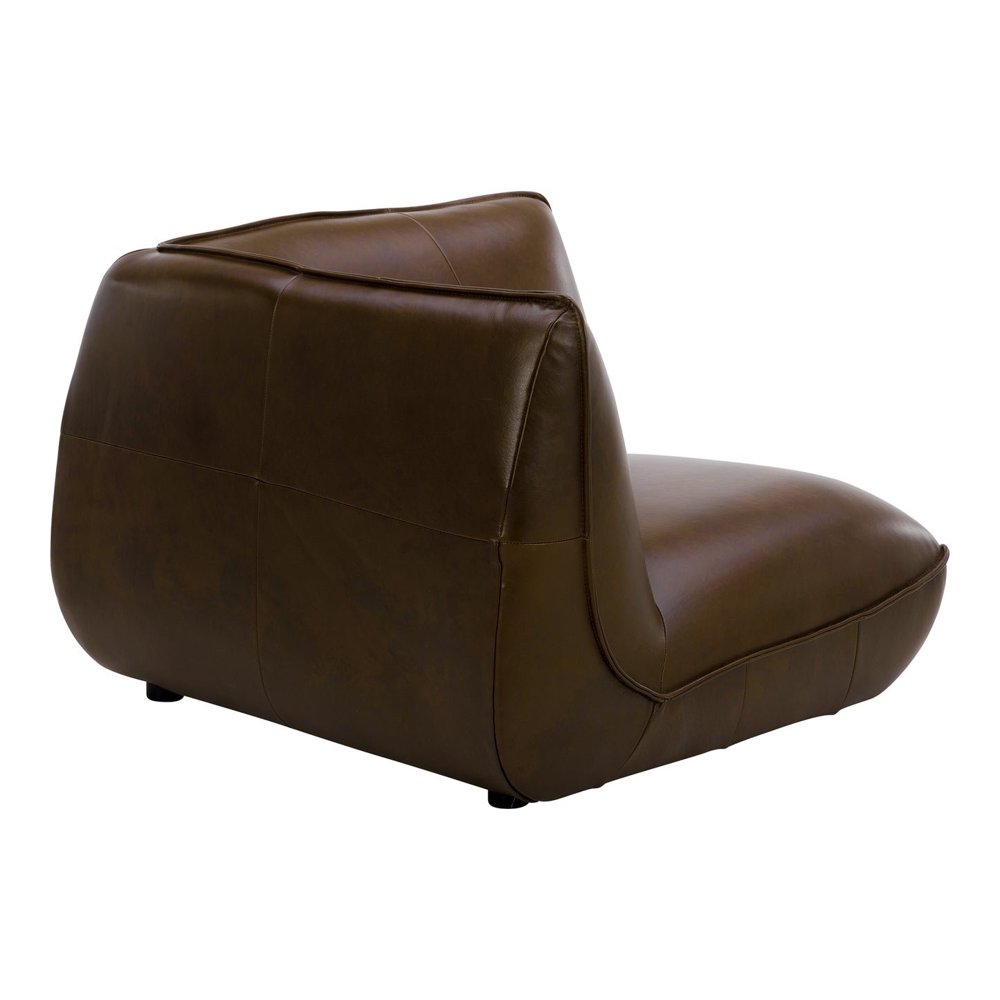 Moes Home Corner Chairs Zeppelin Brown Contemporary Furniture