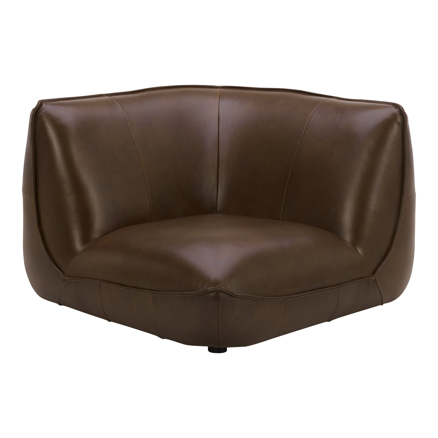 Moes Home Corner Chairs Zeppelin Brown Contemporary Furniture