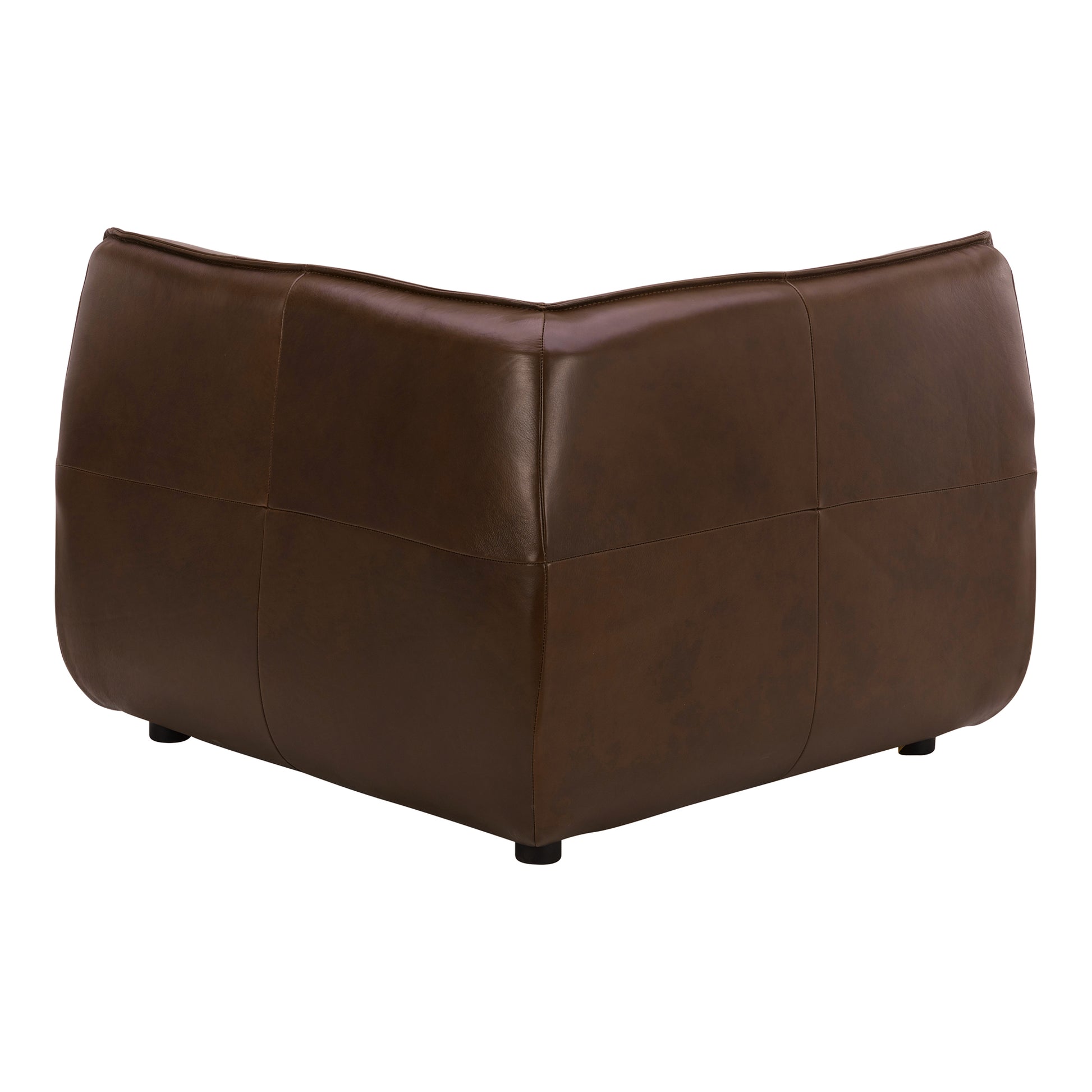 Moes Home Corner Chairs Zeppelin Brown Contemporary Furniture