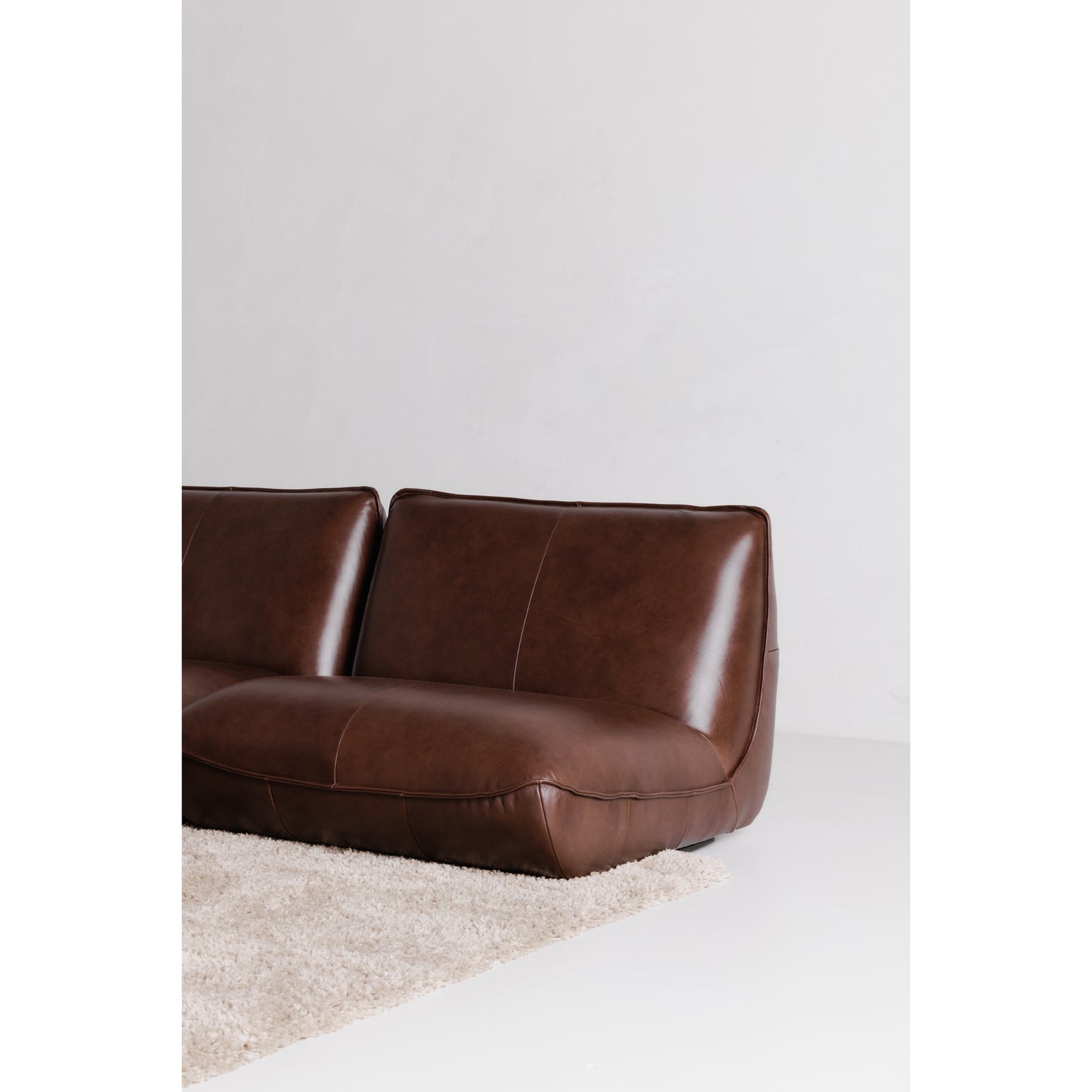 Moes Home Corner Chairs Zeppelin Brown Contemporary Furniture