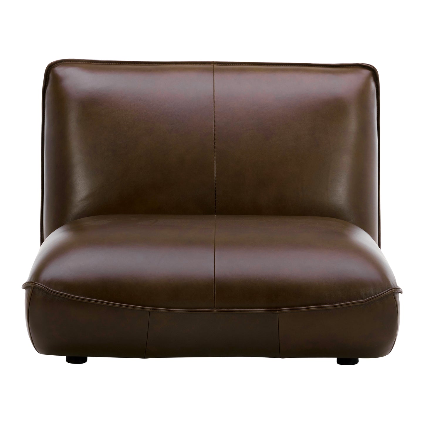 Moes Home Slipper Chairs Zeppelin Brown Contemporary Furniture