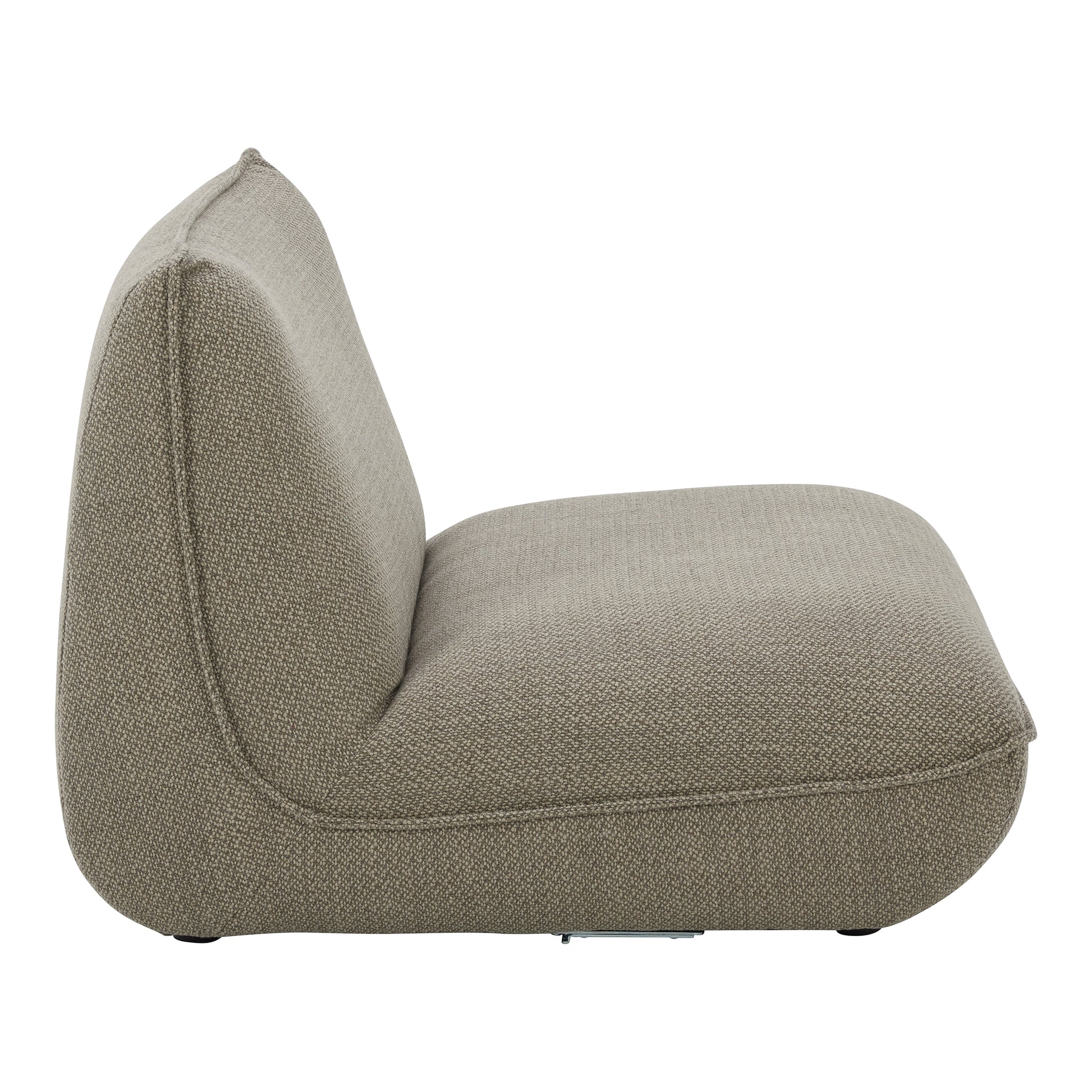 Moes Home Slipper Chairs Zeppelin Grey Contemporary Furniture