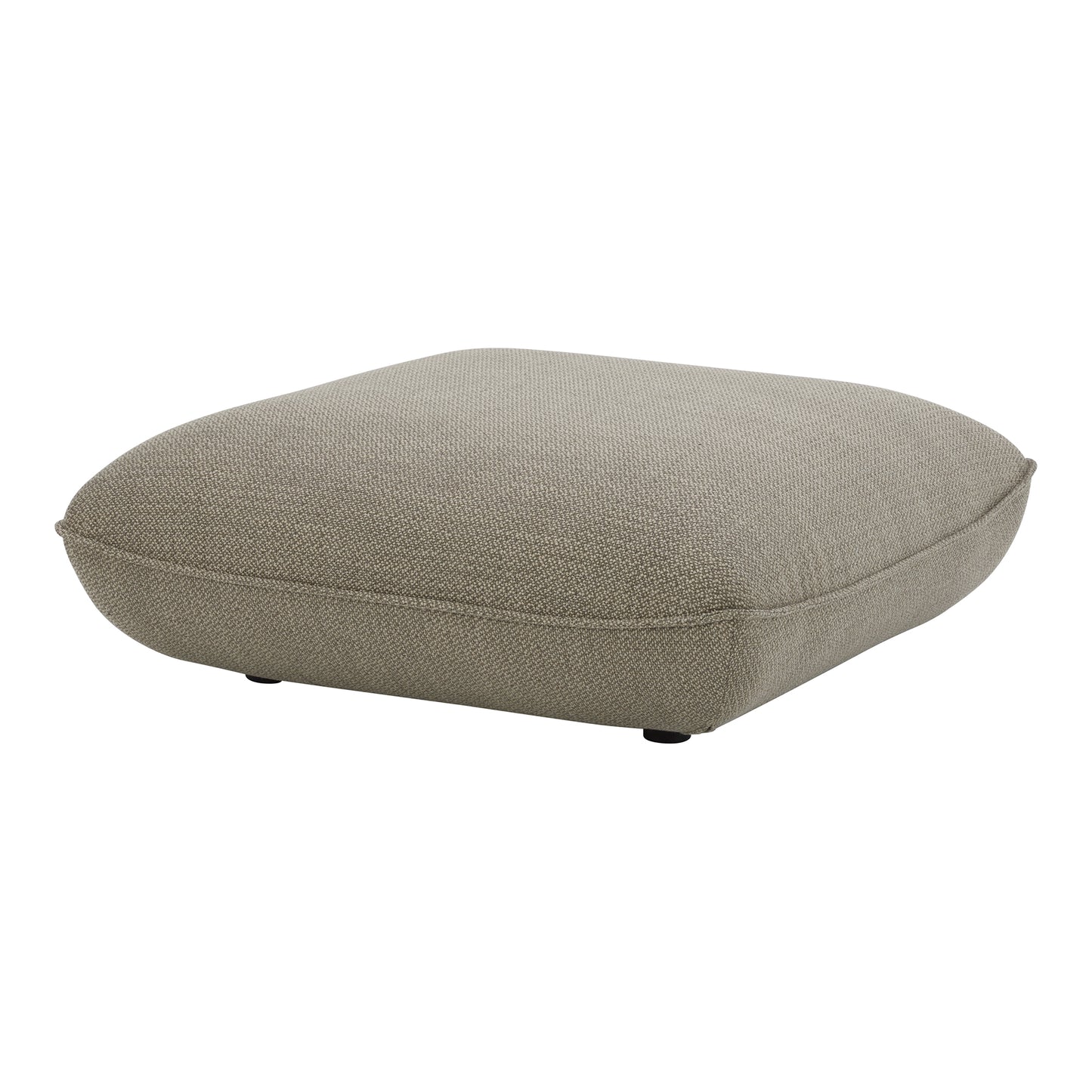 Moes Home Ottomans Zeppelin Grey Contemporary Furniture