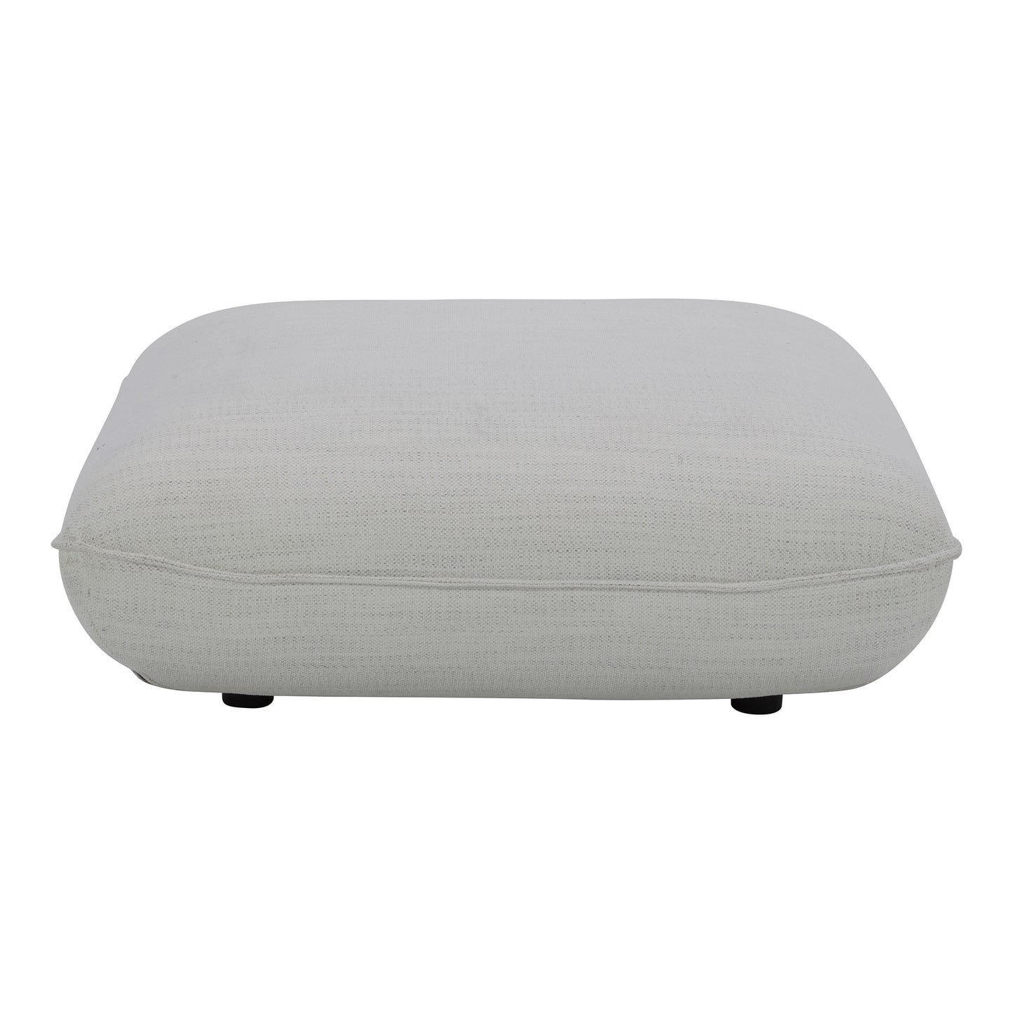 Moes Home Ottomans Zeppelin White Contemporary Furniture