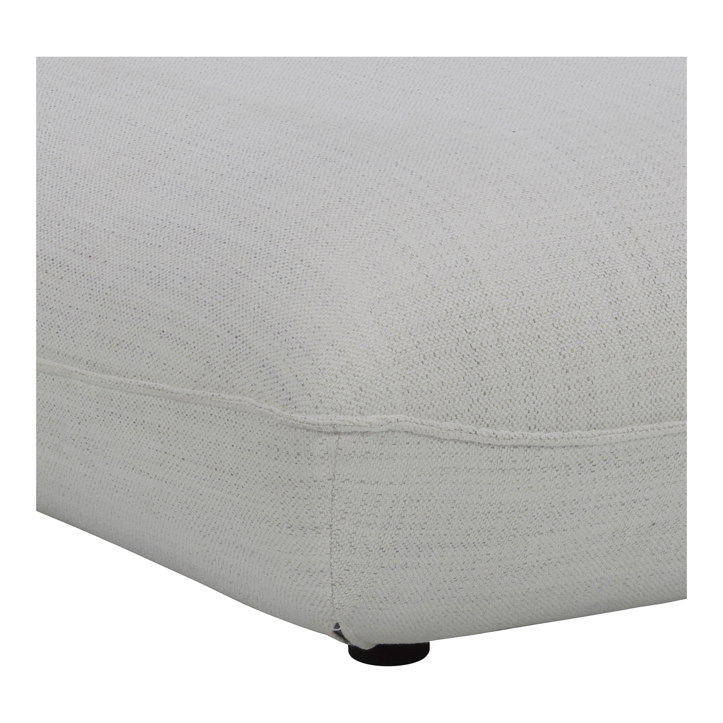 Moes Home Ottomans Zeppelin White Contemporary Furniture