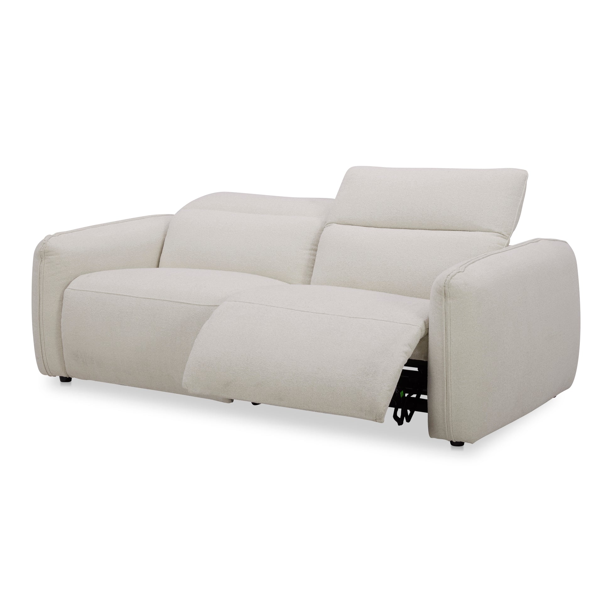 Moes Home Sofas Eli White Contemporary Furniture