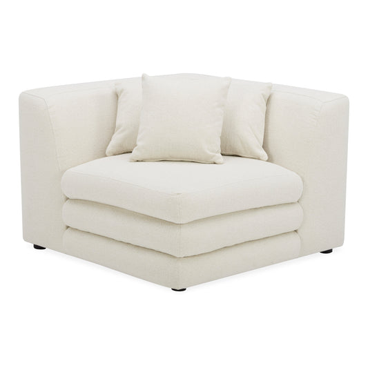 Moes Home Corner Chairs Lowtide White Contemporary Furniture