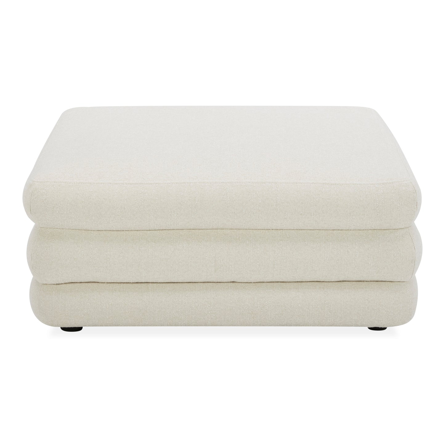 Moes Home Ottomans Lowtide White Contemporary Furniture