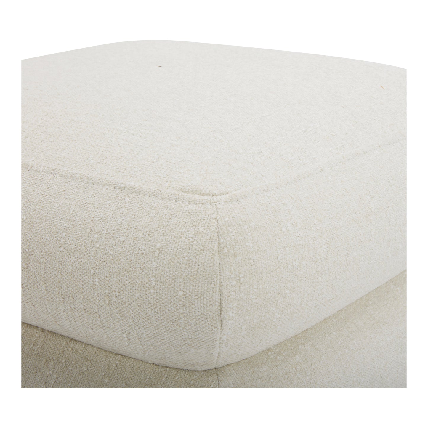 Moes Home Ottomans Lowtide White Contemporary Furniture