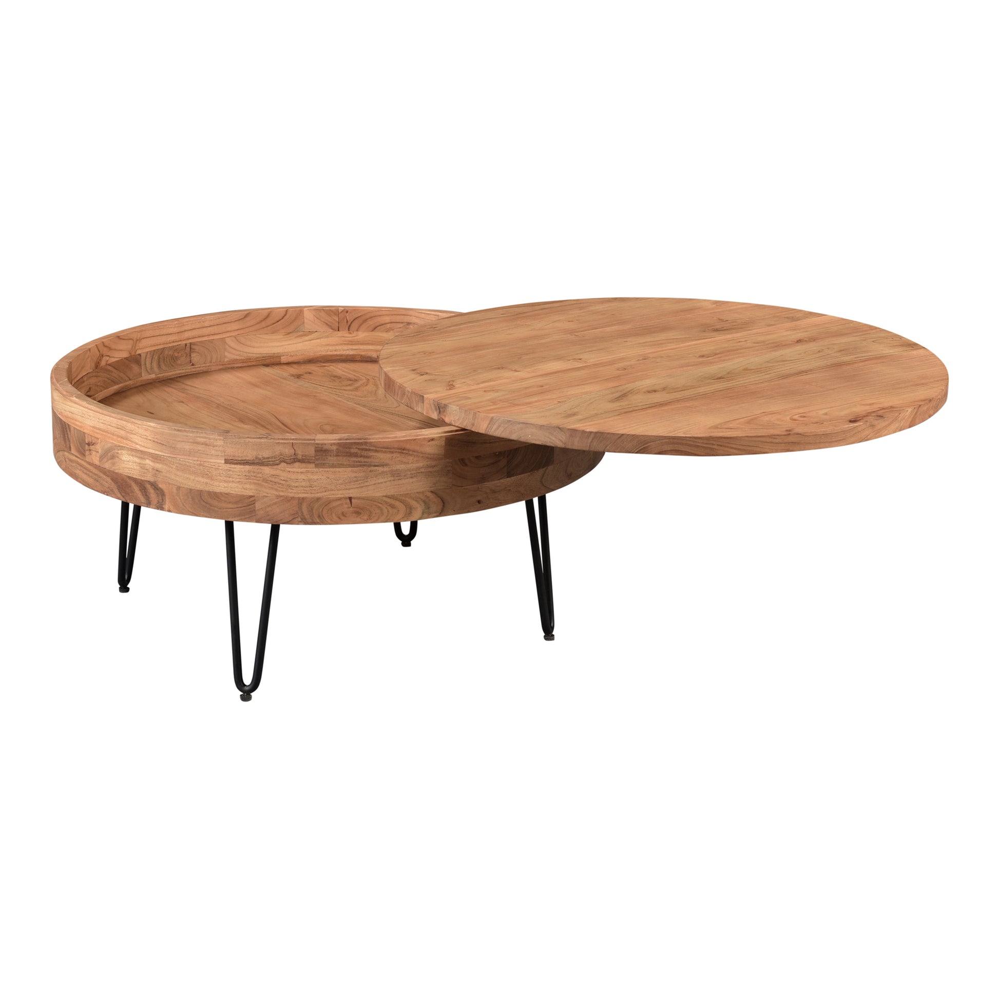 Moes Home Coffee Tables Privado Natural Mid-Century Modern Furniture