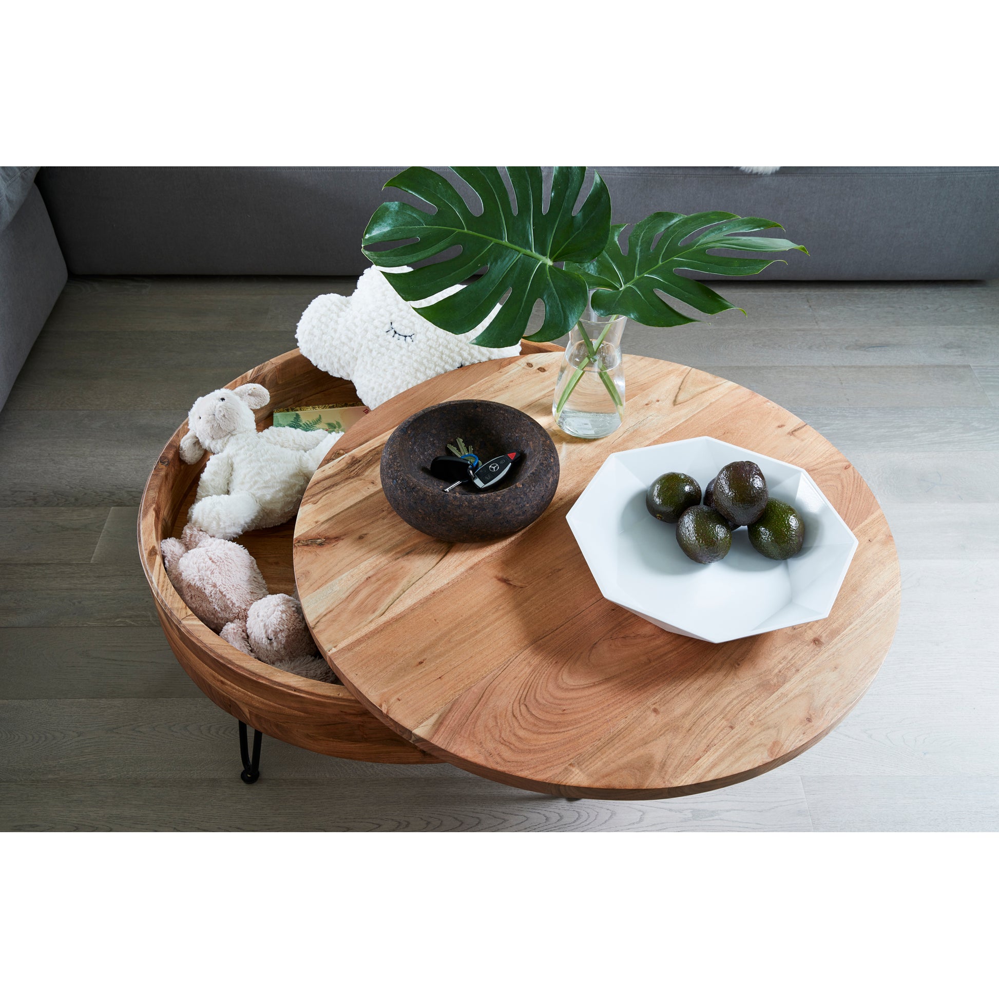 Moes Home Coffee Tables Privado Natural Mid-Century Modern Furniture