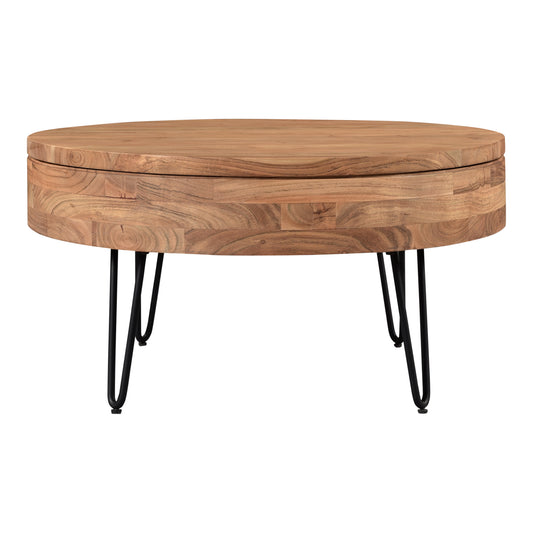 Moes Home Coffee Tables Privado Natural Mid-Century Modern Furniture