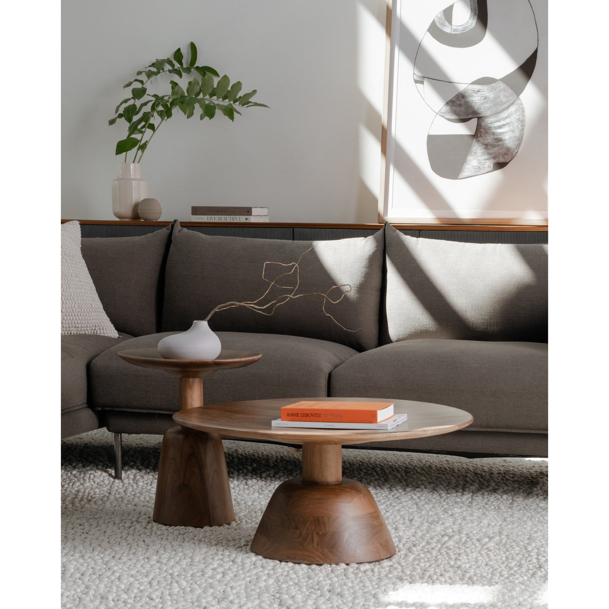 Moes Home Coffee Tables Nels Brown Modern Furniture