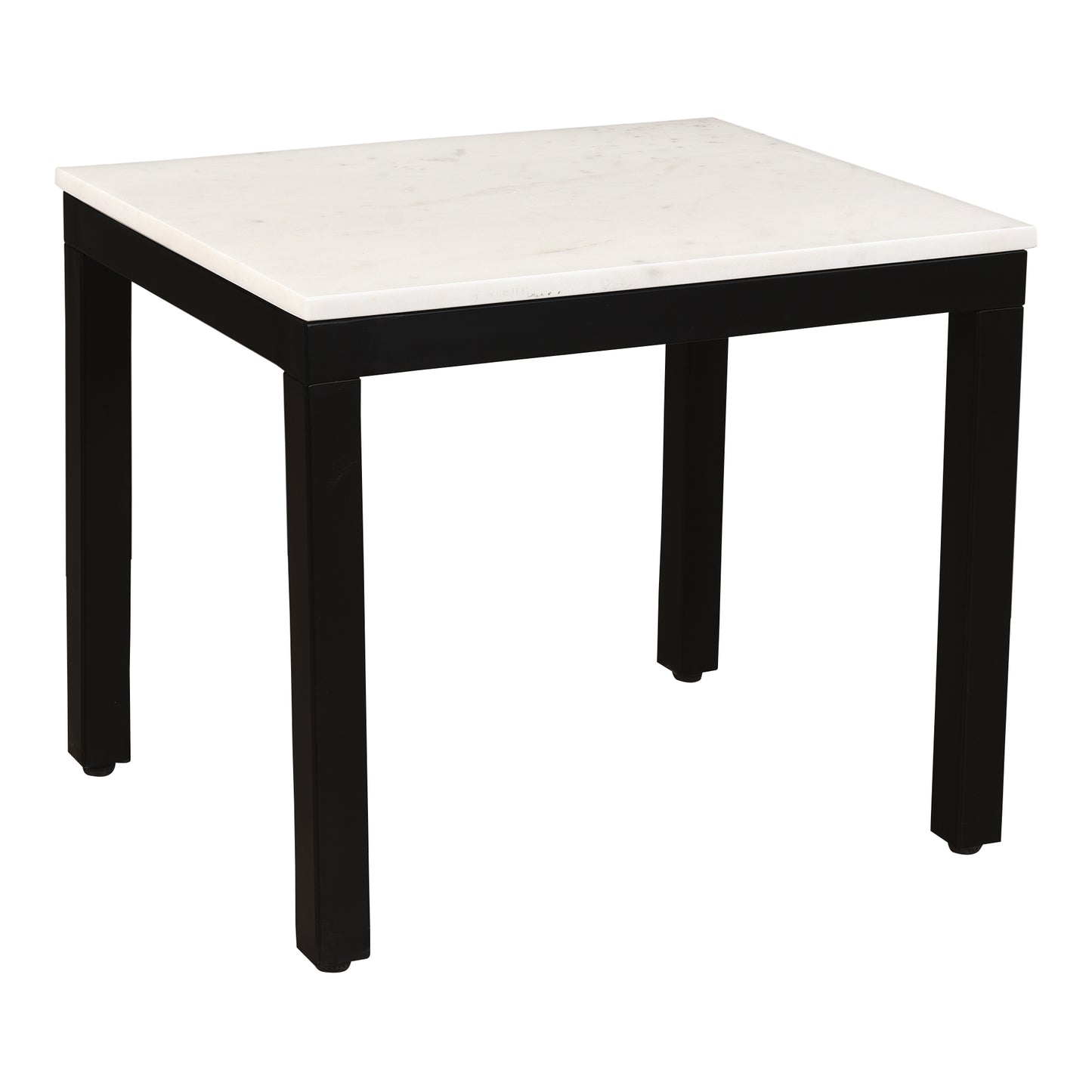 Moes Home Side Table Parson White Contemporary Furniture