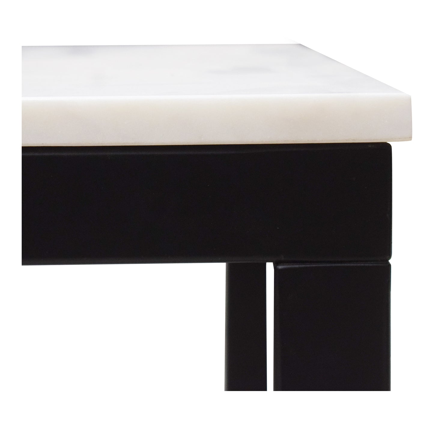 Moes Home Side Table Parson White Contemporary Furniture