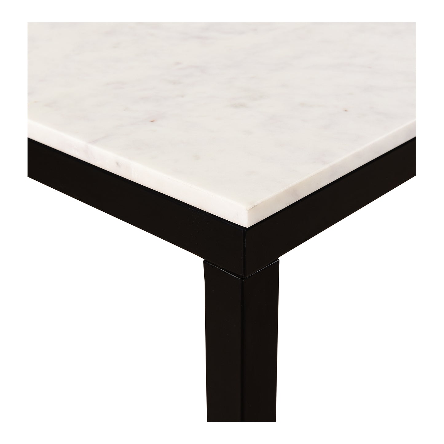 Moes Home Side Table Parson White Contemporary Furniture