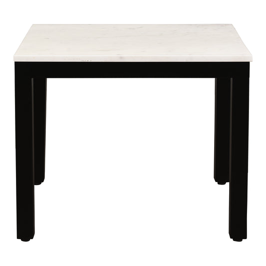 Moes Home Side Table Parson White Contemporary Furniture