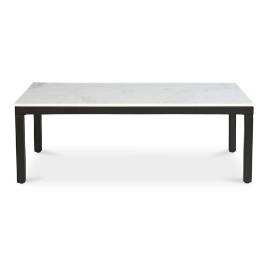 Moes Home Coffee Tables Parson White  Furniture