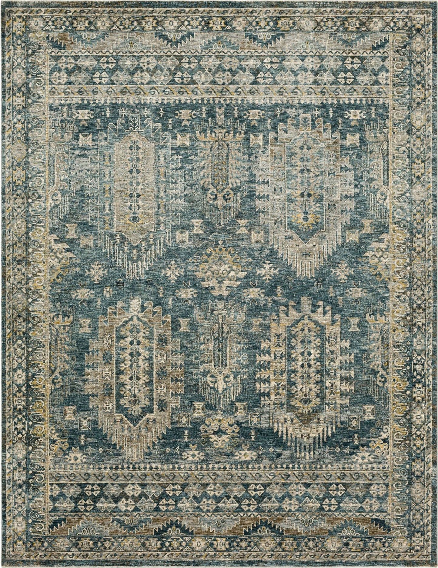 Karastan Marash RG843 Blue Traditional Machinemade Rug - Rugs - Karastan - Atlanta Designer Rugs