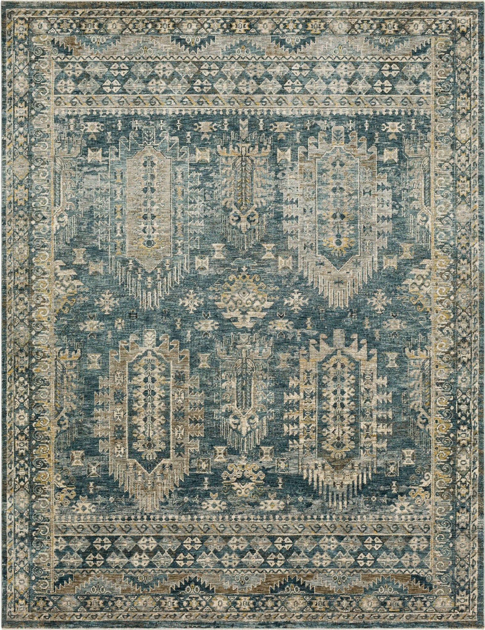 Karastan Marash RG843 Blue Traditional Machinemade Rug - Rugs - Karastan - Atlanta Designer Rugs