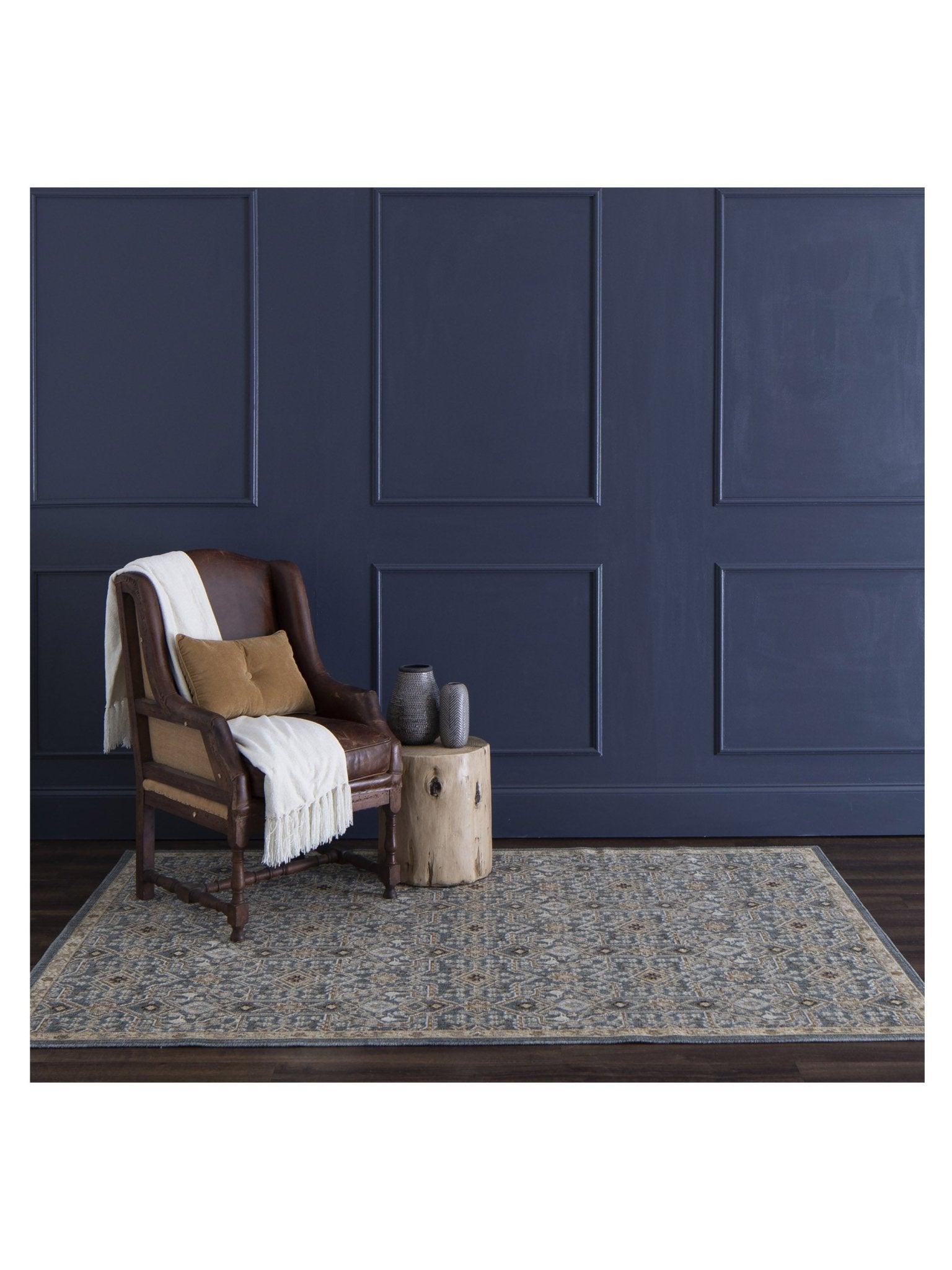 Karastan Relic 92151 Denim Transitional Machinemade Rug - Rugs - Karastan - Atlanta Designer Rugs