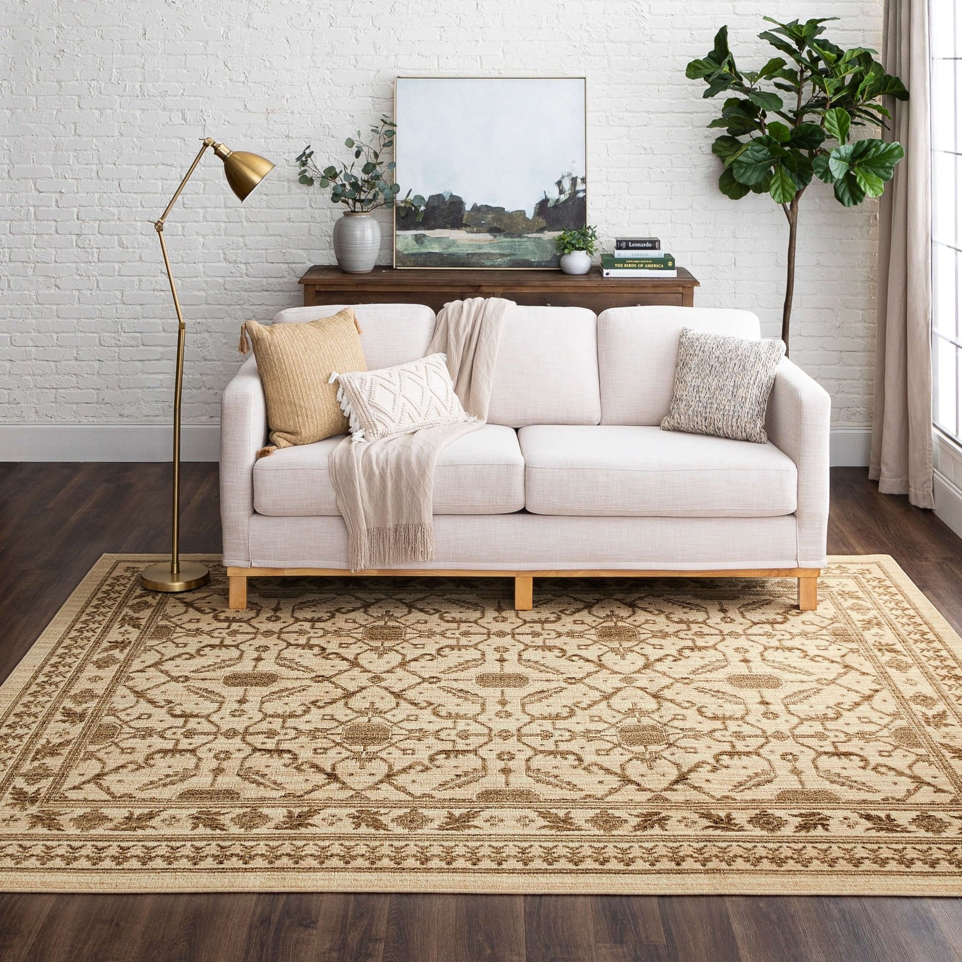 Karastan Bedouin 92600 Vanilla Traditional Machinemade Rug - Rugs - Karastan - Atlanta Designer Rugs