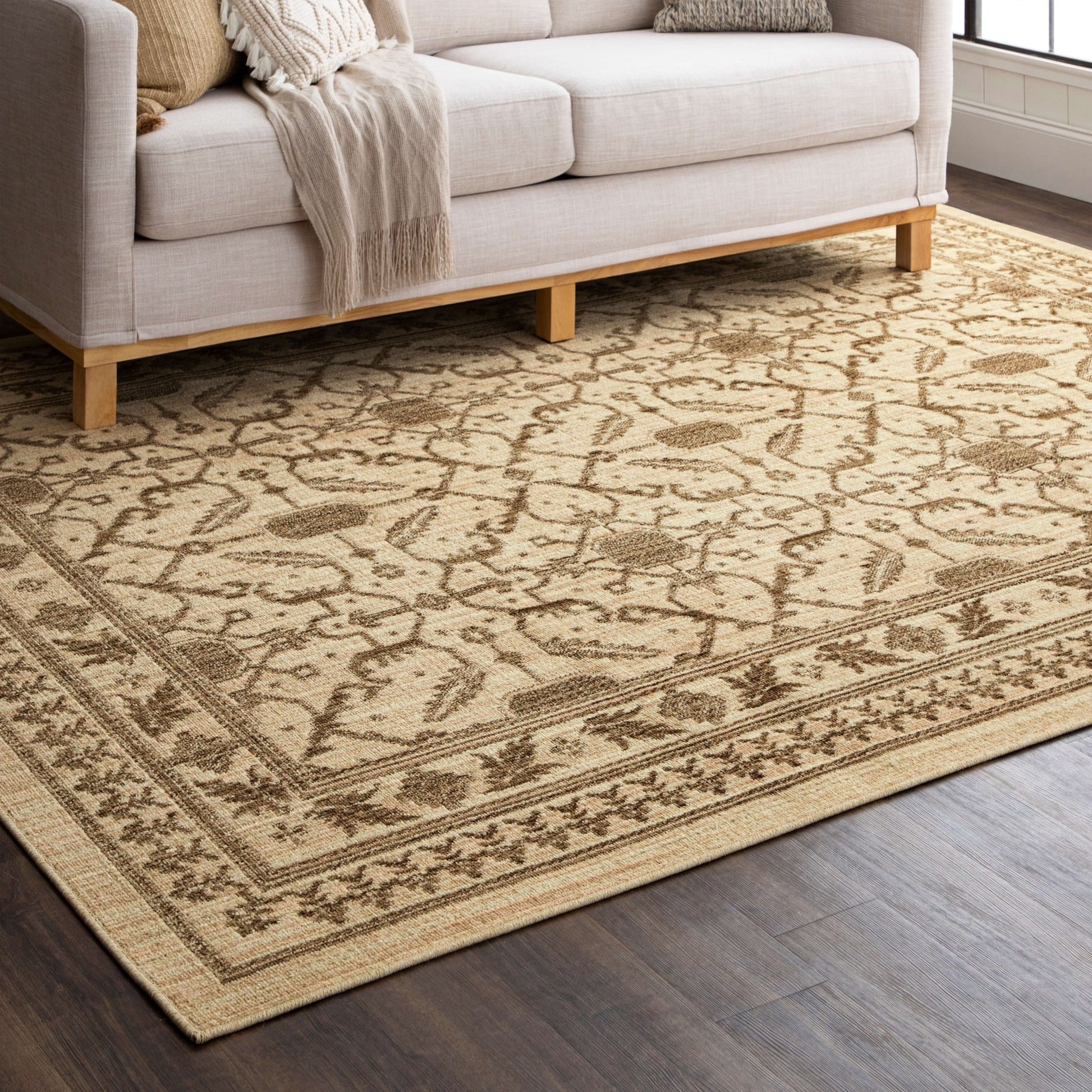 Karastan Bedouin 92600 Vanilla Traditional Machinemade Rug - Rugs - Karastan - Atlanta Designer Rugs