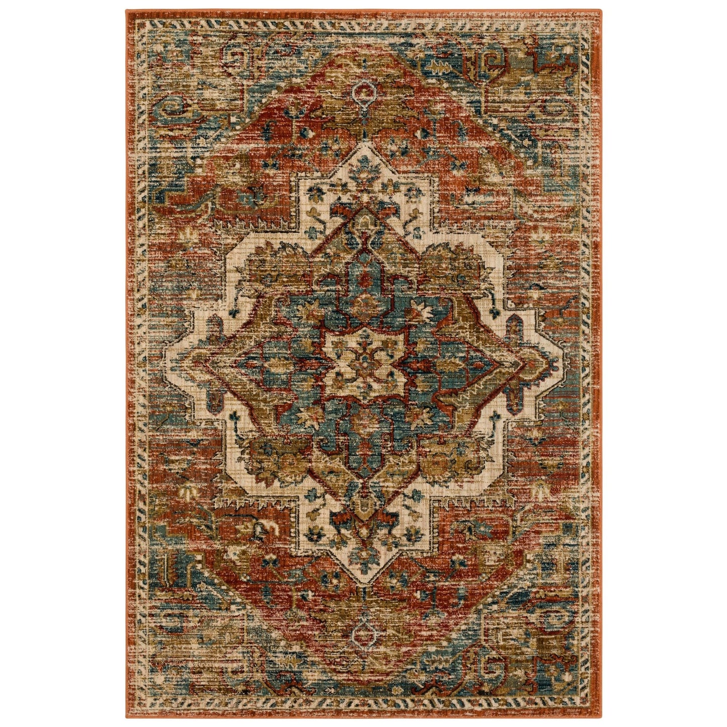 Karastan Elements 91557 Spice Traditional Machinemade Rug - Rugs - Karastan - Atlanta Designer Rugs