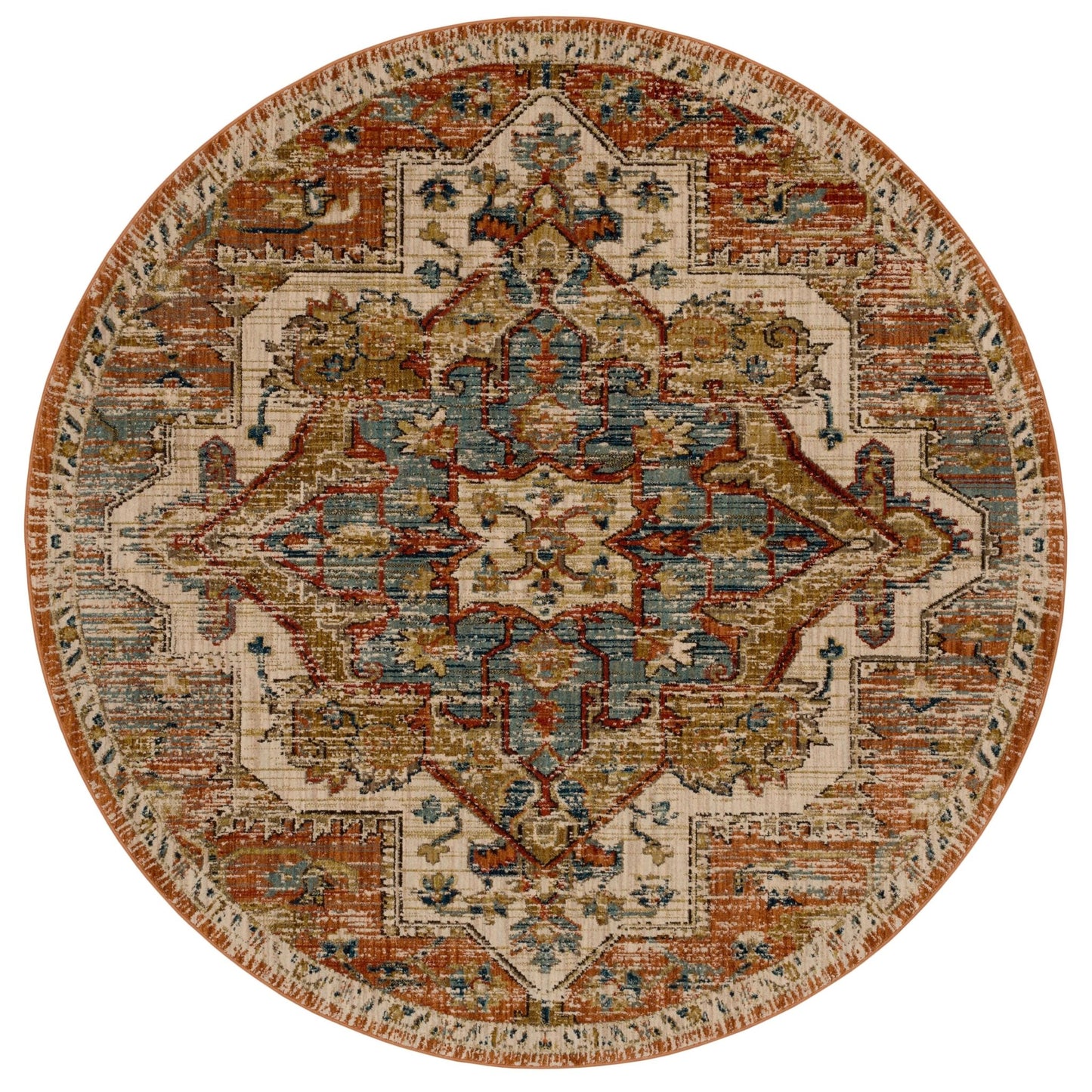 Karastan Elements 91557 Spice Traditional Machinemade Rug - Rugs - Karastan - Atlanta Designer Rugs